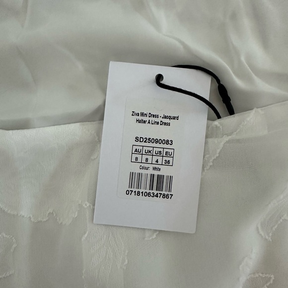 Showpo Ziva Mini Dress in White NWT - Picture 11 of 12